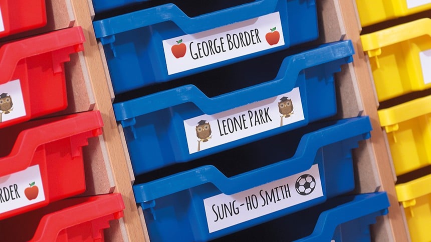 School Tray Labels | Avery